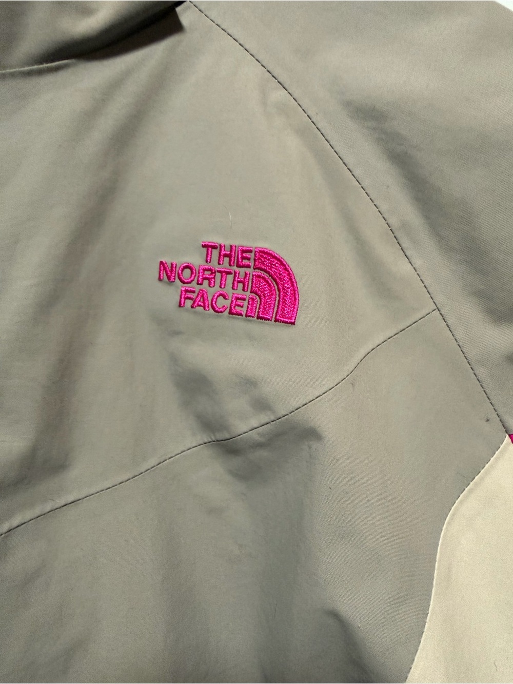The North Face Pink and Gray Women's Hooded Jacket - Picture 3 of 4